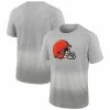 Men's Fanatics Branded Heathered Gray/Gray Cleveland Browns Team Ombre T-Shirt -Metaverse shop unnamed file 7047
