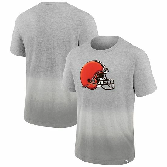 Men's Fanatics Branded Heathered Gray/Gray Cleveland Browns Team Ombre T-Shirt Men's Fanatics Branded Heathered Gray/Gray Cleveland Browns Team Ombre T-Shirt -Metaverse shop unnamed file 7047