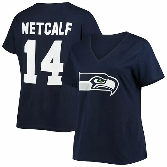 Women's Fanatics Branded DK Metcalf College Navy Seattle Seahawks Plus Size Name & Number V-Neck T-Shirt Women's Fanatics Branded DK Metcalf College Navy Seattle Seahawks Plus Size Name & Number V-Neck T-Shirt -Metaverse shop unnamed file 7054