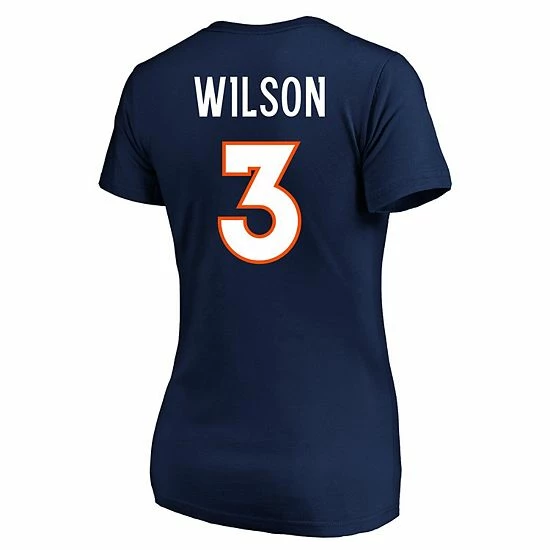 Women's Fanatics Branded Russell Wilson Navy Denver Broncos Plus Size Player Name & Number V-Neck T-Shirt Women's Fanatics Branded Russell Wilson Navy Denver Broncos Plus Size Player Name & Number V-Neck T-Shirt -Metaverse shop unnamed file 7070