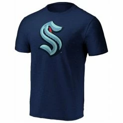 Men's Fanatics Branded Deep Sea Blue Seattle Kraken Primary Logo Space Dye T-Shirt -Metaverse shop unnamed file 7080