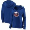 Women's Fanatics Branded Royal New York Islanders Primary Team Logo Fleece V-Neck Pullover Hoodie -Metaverse shop unnamed file 7111