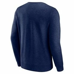 Men's Fanatics Branded Heathered Navy Atlanta Braves Classic Move Pullover Sweatshirt -Metaverse shop unnamed file 7127
