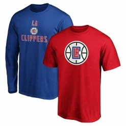 Men's Fanatics Branded Red/Royal LA Clippers T-Shirt Combo Pack -Metaverse shop unnamed file 7153
