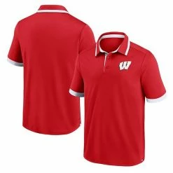 Men's Fanatics Branded Red Wisconsin Badgers Color Block Polo 3 Men's Fanatics Branded Red Wisconsin Badgers Color Block Polo -Metaverse shop unnamed file 7158