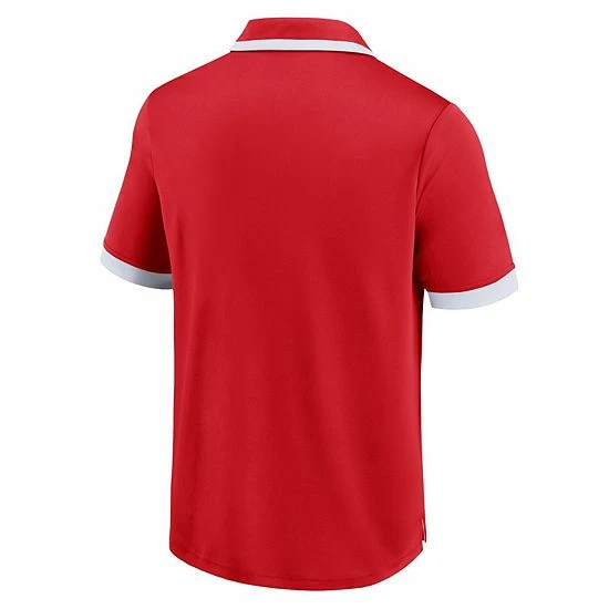 Men's Fanatics Branded Red Wisconsin Badgers Color Block Polo Men's Fanatics Branded Red Wisconsin Badgers Color Block Polo -Metaverse shop unnamed file 7160