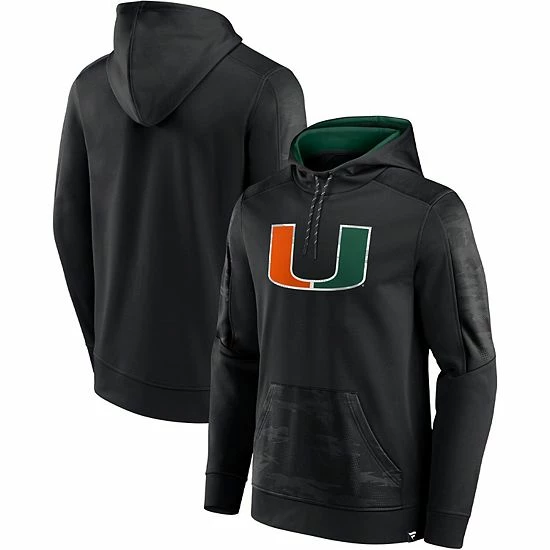 Men's Fanatics Branded Black Miami Hurricanes On The Ball Pullover Hoodie Men's Fanatics Branded Black Miami Hurricanes On The Ball Pullover Hoodie -Metaverse shop unnamed file 7182