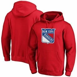 Men's Fanatics Branded Red New York Rangers Primary Logo Pullover Hoodie -Metaverse shop unnamed file 7194