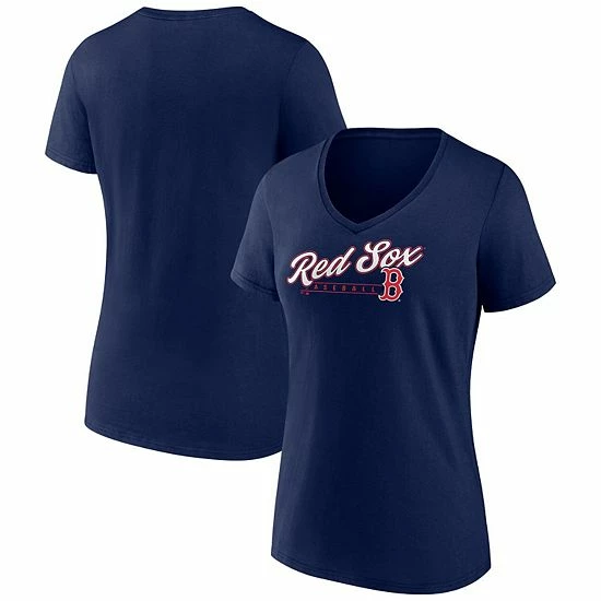 Women's Fanatics Branded Navy Boston Red Sox One & Only V-Neck T-Shirt Women's Fanatics Branded Navy Boston Red Sox One & Only V-Neck T-Shirt -Metaverse shop unnamed file 7268