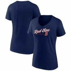 Women's Fanatics Branded Navy Boston Red Sox One & Only V-Neck T-Shirt 3 Women's Fanatics Branded Navy Boston Red Sox One & Only V-Neck T-Shirt -Metaverse shop unnamed file 7269