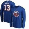 Men's Fanatics Branded Mathew Barzal Royal New York Islanders Authentic Stack Name & Number Long Sleeve T-Shirt -Metaverse shop unnamed file 7272