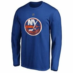 Men's Fanatics Branded Mathew Barzal Royal New York Islanders Authentic Stack Name & Number Long Sleeve T-Shirt -Metaverse shop unnamed file 7274