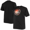 Men's Fanatics Branded Black Cleveland Browns Big & Tall Color Pop T-Shirt -Metaverse shop unnamed file 7300