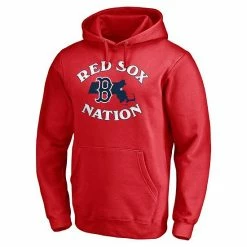 Men's Fanatics Branded Red Boston Red Sox Hometown Nation Pullover Hoodie -Metaverse shop unnamed file 7381