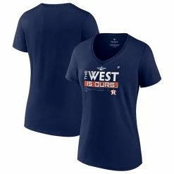 Women's Fanatics Branded Navy Houston Astros 2022 AL West Division Champions Locker Room V-Neck T-Shirt 3 Women's Fanatics Branded Navy Houston Astros 2022 AL West Division Champions Locker Room V-Neck T-Shirt -Metaverse shop unnamed file 7391