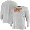 Men's Fanatics Branded Heathered Gray San Francisco 49ers Big & Tall Practice Long Sleeve T-Shirt -Metaverse shop unnamed file 7398