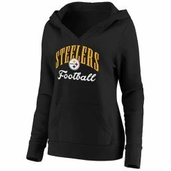 Women's Fanatics Branded Black Pittsburgh Steelers Team Victory Script Crossover Pullover Hoodie 4 Women's Fanatics Branded Black Pittsburgh Steelers Team Victory Script Crossover Pullover Hoodie -Metaverse shop unnamed file 740