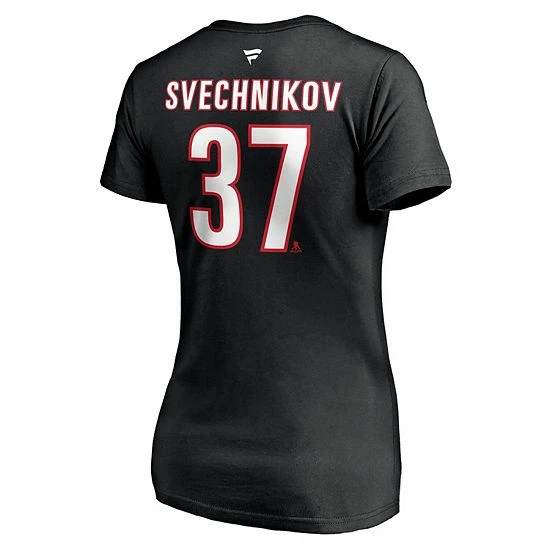 Women's Fanatics Branded Andrei Svechnikov Black Carolina Hurricanes Alternate Authentic Stack Name & Number V-Neck T-Shirt Women's Fanatics Branded Andrei Svechnikov Black Carolina Hurricanes Alternate Authentic Stack Name & Number V-Neck T-Shirt -Metaverse shop unnamed file 7422