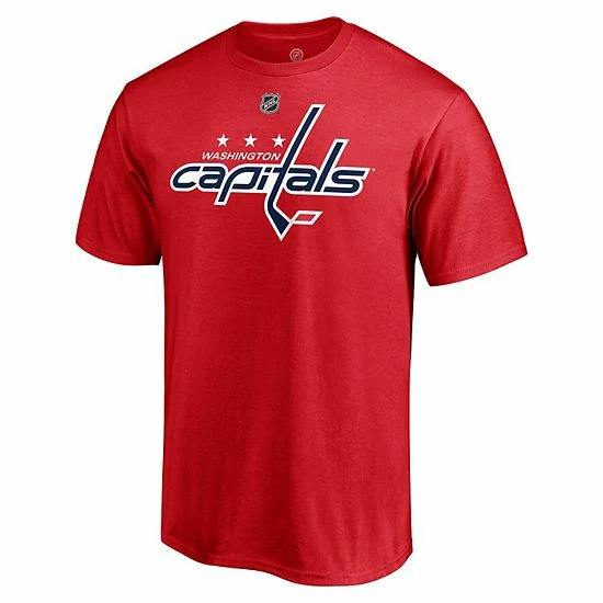 Men's Fanatics Branded Anthony Mantha Red Washington Capitals Authentic Stack Name & Number T-Shirt 5 Men's Fanatics Branded Anthony Mantha Red Washington Capitals Authentic Stack Name & Number T-Shirt - Image 3
