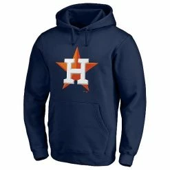 Men's Fanatics Branded Navy Houston Astros Official Logo Pullover Hoodie -Metaverse shop unnamed file 743