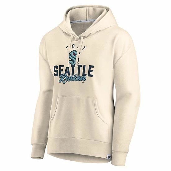 Women's Fanatics Branded Oatmeal Seattle Kraken Carry the Puck Pullover Hoodie Sweatshirt Women's Fanatics Branded Oatmeal Seattle Kraken Carry The Puck Pullover Hoodie Sweatshirt -Metaverse shop unnamed file 7449