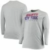 Men's Fanatics Branded Heathered Gray New York Giants Big & Tall Practice Long Sleeve T-Shirt -Metaverse shop unnamed file 7481