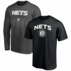 Men's Fanatics Branded Black/Heathered Charcoal Brooklyn Nets T-Shirt Combo Set -Metaverse shop unnamed file 7489
