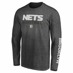 Men's Fanatics Branded Black/Heathered Charcoal Brooklyn Nets T-Shirt Combo Set -Metaverse shop unnamed file 7493
