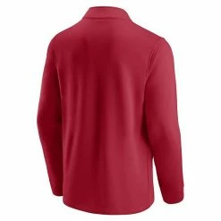Men's Fanatics Branded Red/Pewter Tampa Bay Buccaneers Block Party Quarter-Zip Jacket -Metaverse shop unnamed file 7505