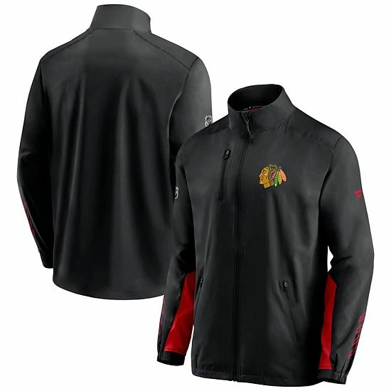 Men's Fanatics Branded Black Chicago Blackhawks Authentic Pro Locker Room Rinkside Full-Zip Jacket Men's Fanatics Branded Black Chicago Blackhawks Authentic Pro Locker Room Rinkside Full-Zip Jacket -Metaverse shop unnamed file 7527