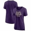 Women's Fanatics Branded Heather Purple Baltimore Ravens Hometown First Down T-Shirt 1 Women's Fanatics Branded Heather Purple Baltimore Ravens Hometown First Down T-Shirt -Metaverse shop unnamed file 7553