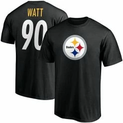 Men's Fanatics Branded T.J. Watt Black Pittsburgh Steelers Player Icon Name & Number T-Shirt -Metaverse shop unnamed file 7606