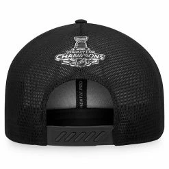 Men's Fanatics Branded Black Tampa Bay Lightning 2021 Stanley Cup Champions Locker Room Adjustable Trucker Hat -Metaverse shop unnamed file 7642