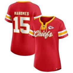 Women's Fanatics Branded Patrick Mahomes Red Kansas City Chiefs Athena Name & Number Notch Neck T-Shirt 3 Women's Fanatics Branded Patrick Mahomes Red Kansas City Chiefs Athena Name & Number Notch Neck T-Shirt -Metaverse shop unnamed file 766