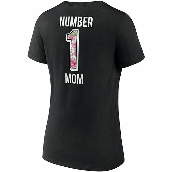 Women's Fanatics Branded Black New Orleans Saints Team Mother's Day V-Neck T-Shirt 6 Women's Fanatics Branded Black New Orleans Saints Team Mother's Day V-Neck T-Shirt - Image 4