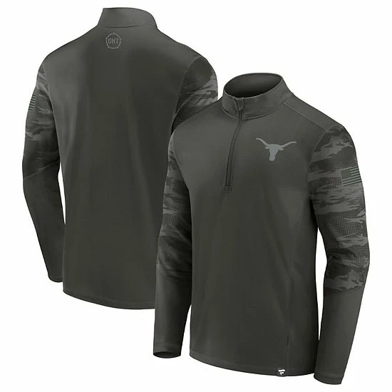 Men's Fanatics Branded Black Texas Longhorns OHT Military Appreciation Guardian Quarter-Zip Top Men's Fanatics Branded Black Texas Longhorns OHT Military Appreciation Guardian Quarter-Zip Top -Metaverse shop unnamed file 7687