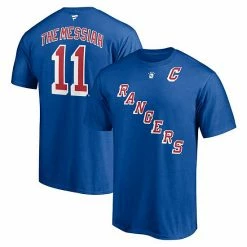 Men's Fanatics Branded Mark Messier Blue New York Rangers Authentic Stack Retired Player Nickname & Number T-Shirt -Metaverse shop unnamed file 7695