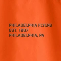 Men's Fanatics Branded Black/Orange Philadelphia Flyers Thrill Seeker Anorak Half-Zip Jacket -Metaverse shop unnamed file 7720
