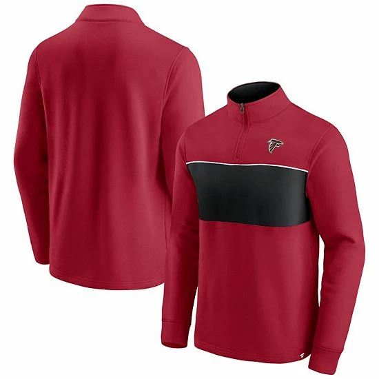 Men's Fanatics Branded Red/Black Atlanta Falcons Block Party Quarter-Zip Jacket Men's Fanatics Branded Red/Black Atlanta Falcons Block Party Quarter-Zip Jacket -Metaverse shop unnamed file 7728