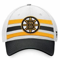 Men's Fanatics Branded White/Black Boston Bruins 2021 NHL Draft Authentic Pro On Stage Trucker Snapback Hat 4 Men's Fanatics Branded White/Black Boston Bruins 2021 NHL Draft Authentic Pro On Stage Trucker Snapback Hat -Metaverse shop unnamed file 7751