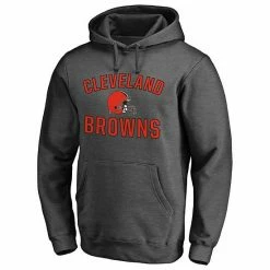 Men's Fanatics Branded Heathered Charcoal Cleveland Browns Victory Arch Team Pullover Hoodie -Metaverse shop unnamed file 779