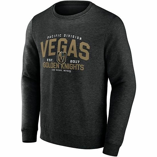 Men's Fanatics Branded Black Vegas Golden Knights Classic Move Pullover Sweatshirt 5 Men's Fanatics Branded Black Vegas Golden Knights Classic Move Pullover Sweatshirt - Image 3