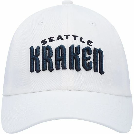 Men's Fanatics Branded White Seattle Kraken Wordmark Adjustable Hat Men's Fanatics Branded White Seattle Kraken Wordmark Adjustable Hat -Metaverse shop unnamed file 7870