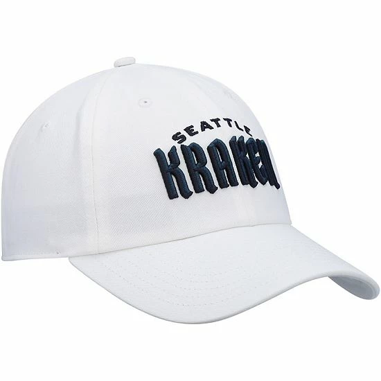 Men's Fanatics Branded White Seattle Kraken Wordmark Adjustable Hat Men's Fanatics Branded White Seattle Kraken Wordmark Adjustable Hat -Metaverse shop unnamed file 7871