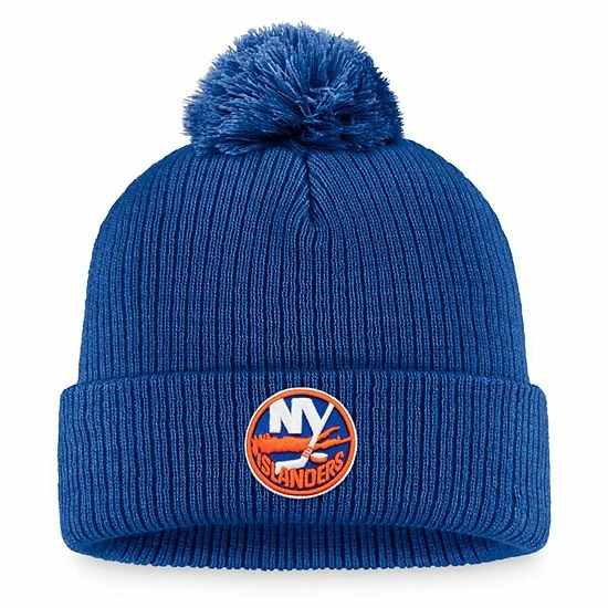 Men's Fanatics Branded Royal New York Islanders Core Primary Logo Cuffed Knit Hat with Pom Men's Fanatics Branded Royal New York Islanders Core Primary Logo Cuffed Knit Hat With Pom -Metaverse shop unnamed file 7935