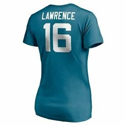 Women's Fanatics Branded Trevor Lawrence Teal Jacksonville Jaguars Player Icon V-Neck T-Shirt 5 Women's Fanatics Branded Trevor Lawrence Teal Jacksonville Jaguars Player Icon V-Neck T-Shirt -Metaverse shop unnamed file 7951