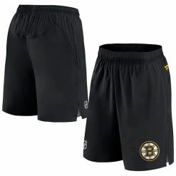 Men's Fanatics Branded Black Boston Bruins Authentic Pro Rink Shorts