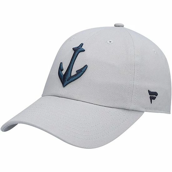 Men's Fanatics Branded Gray Seattle Kraken Secondary Logo Adjustable Hat Men's Fanatics Branded Gray Seattle Kraken Secondary Logo Adjustable Hat -Metaverse shop unnamed file 7975