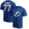 Men's Fanatics Branded Victor Hedman Blue Tampa Bay Lightning Authentic Stack Name & Number T-Shirt -Metaverse shop unnamed file 7980