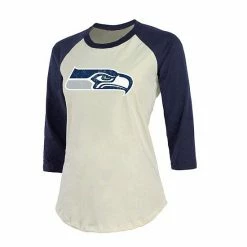 Women's Fanatics Branded DK Metcalf Cream/College Navy Seattle Seahawks Vintage Player Name & Number Raglan 3/4-Sleeve T-Shirt 3 Women's Fanatics Branded DK Metcalf Cream/College Navy Seattle Seahawks Vintage Player Name & Number Raglan 3/4-Sleeve T-Shirt -Metaverse shop unnamed file 8002